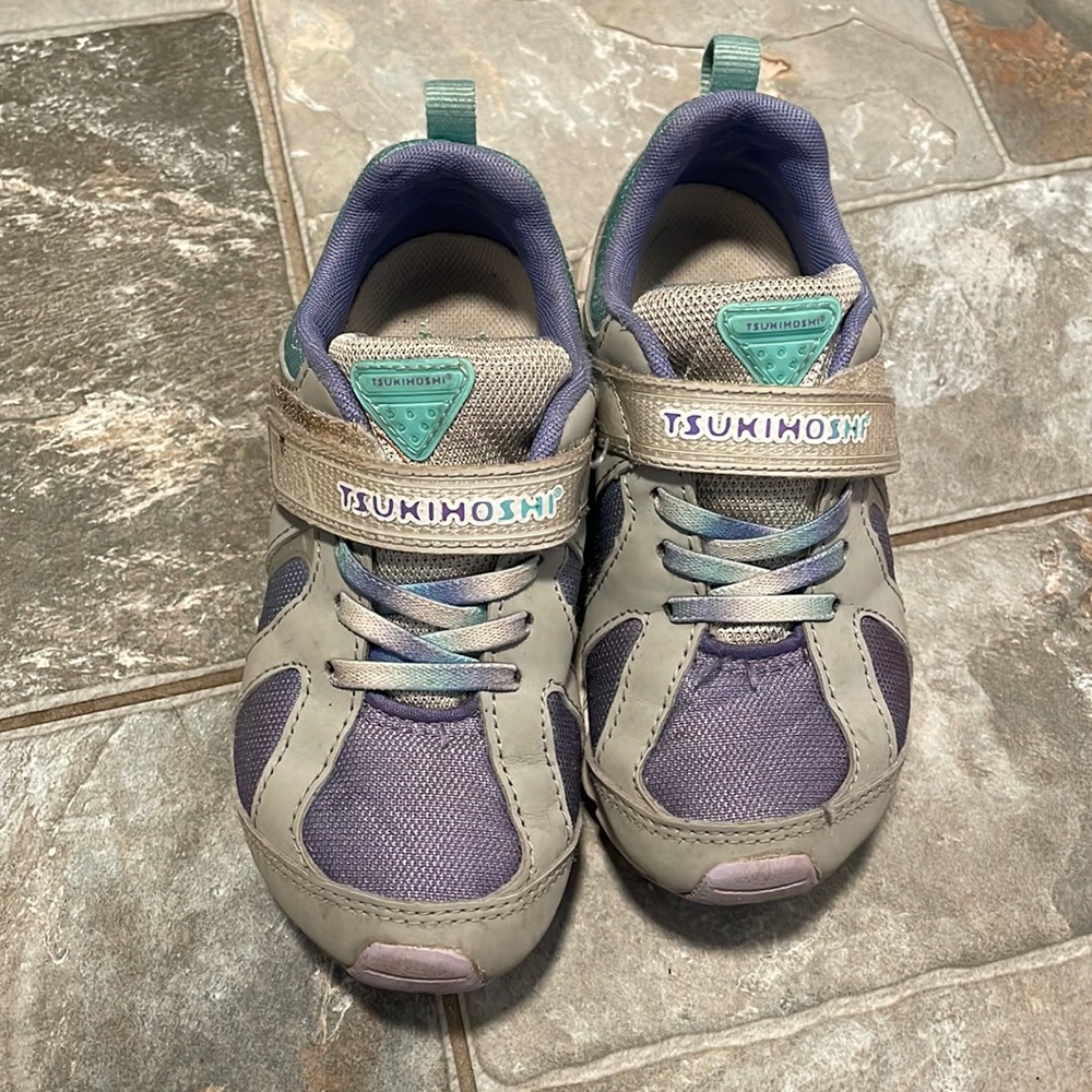 Tsukihoshi Kids Sneakers in Purple and Gray